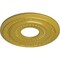 Ekena Millwork Lauren Ceiling Medallion (Fits Canopies up to 6 1/4"), 20 5/8"OD x 6 1/4"ID x 1 3/8"P, Rich Gold CM20LNRGS - alternate 3